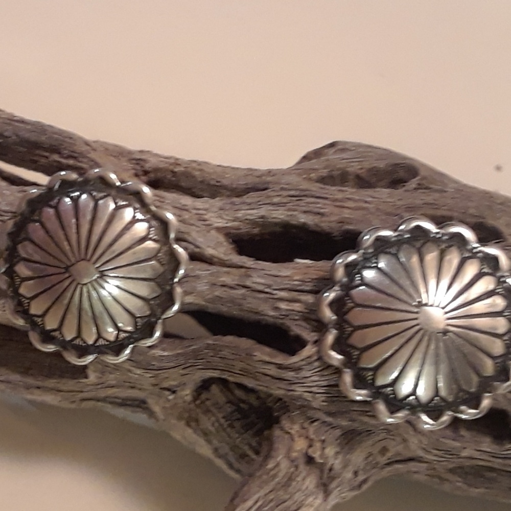 Authentic Sterling silver Navajo post earrings